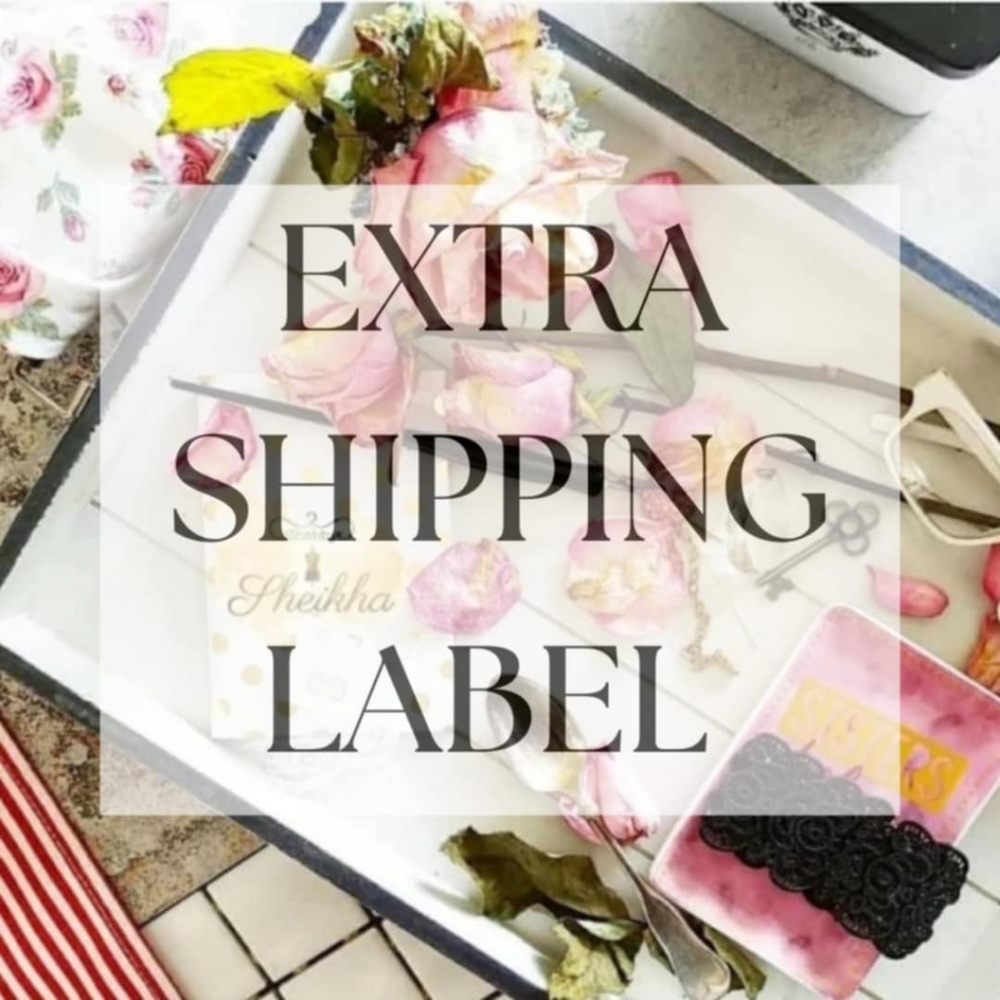 Extra Shipping Label For Over 5 lbs Bundle